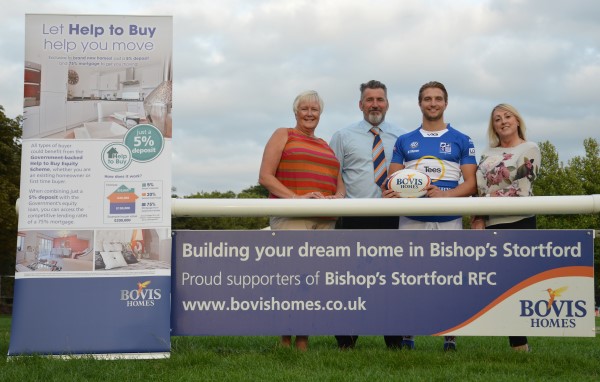 Rugby club and house builder kick off second season of sponsorship